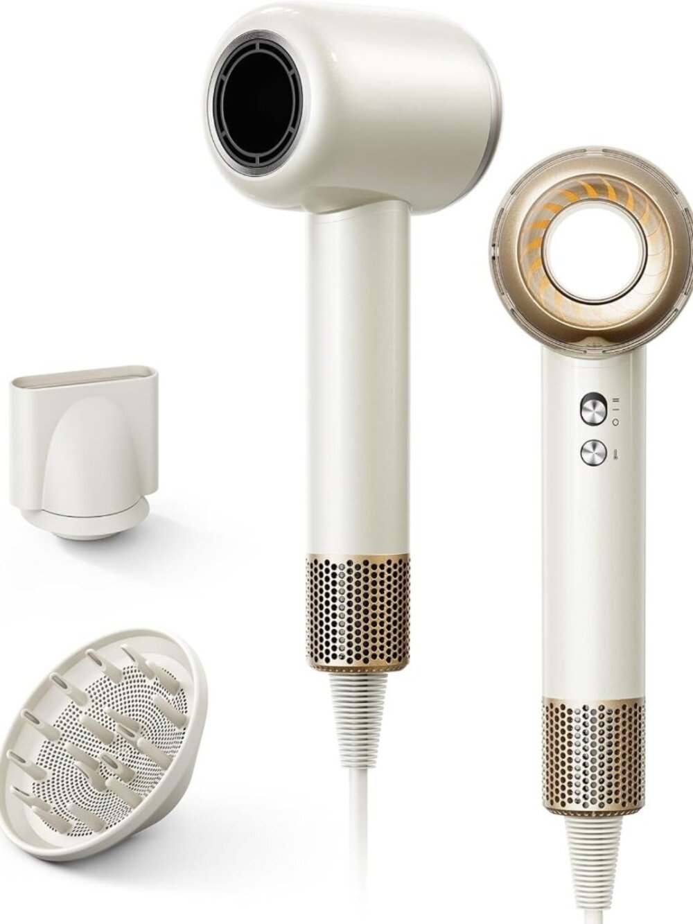 High-Speed Ionic Hair Dryer with Diffuser, 110K RPM for Fast Drying & Styling